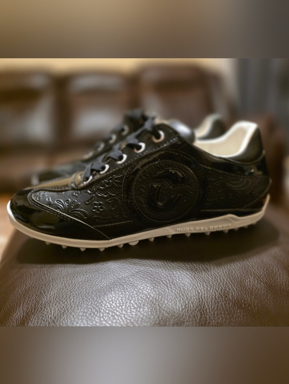 New Black Duca del Cosma Kubananeo Women's Golf Shoes